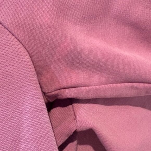 Boden Purple Fitted Ponte Short Sleeve Crew Neck Dress with Stitch Detailing - Picture 10 of 13